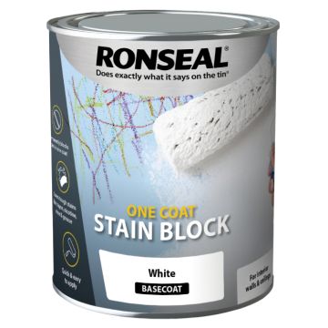 Ronseal One Coat Stain Block White