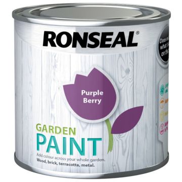 Ronseal Garden Paint Purple Berry