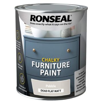 Ronseal Chalky Furniture Paint Pebble 750ml