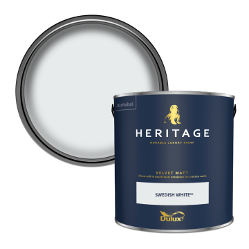 Dulux Heritage Velvet Matt Paint - Swedish White