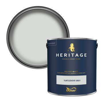 Dulux Heritage Velvet Matt Paint - Turtledove Grey