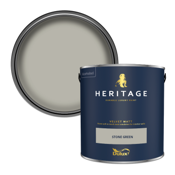 Dulux Heritage Velvet Matt Paint - Stone Green