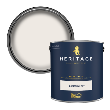 Dulux Heritage Velvet Matt Paint - Roman White