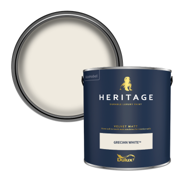 Dulux Heritage Velvet Matt Paint - Grecian White