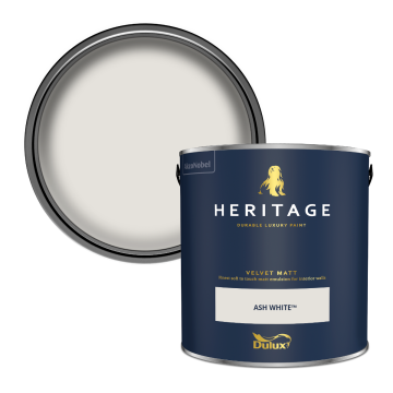 Dulux Heritage Velvet Matt Paint - Ash White