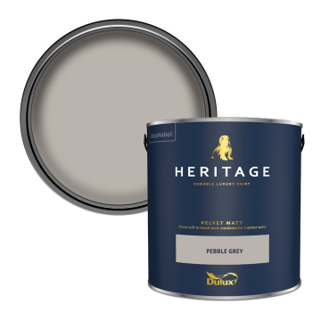 Dulux Heritage Velvet Matt Paint - Pebble Grey