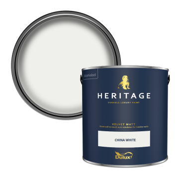 Dulux Heritage Velvet Matt Paint - China White