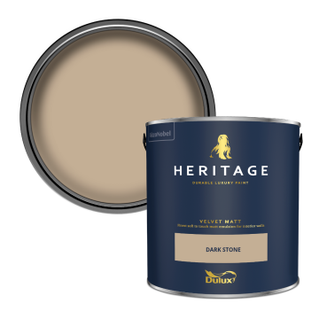 Dulux Heritage Velvet Matt Paint - Dark Stone