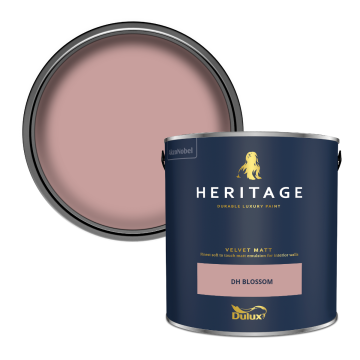 Dulux Heritage Velvet Matt Paint - DH Blossom