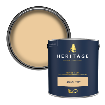 Dulux Heritage Velvet Matt Paint - Golden Ivory