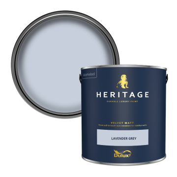 Dulux Heritage Velvet Matt Paint - Lavender Grey