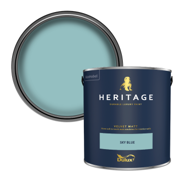 Dulux Heritage Velvet Matt Paint - Sky Blue