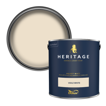 Dulux Heritage Velvet Matt Paint - Voile White