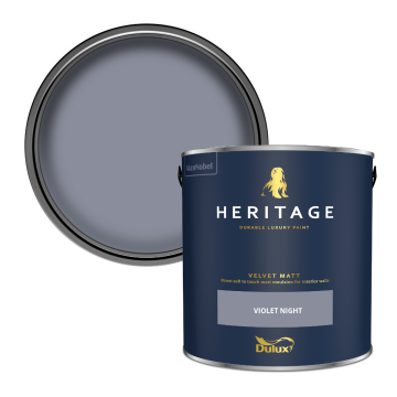 Dulux Heritage Velvet Matt Paint - Violet Night