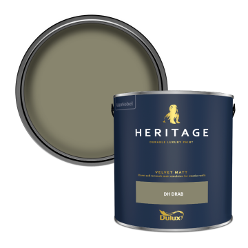 Dulux Heritage Velvet Matt Paint - DH Drab