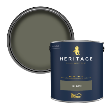 Dulux Heritage Velvet Matt Paint - DH Slate