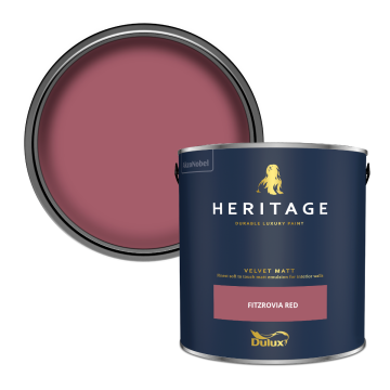 Dulux Heritage Velvet Matt Paint - Fitzrovia Red