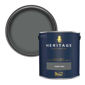 Dulux Heritage Velvet Matt Paint - Forest Grey