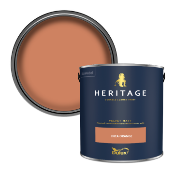 Dulux Heritage Velvet Matt Paint - Inca Orange