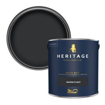 Dulux Heritage Velvet Matt Paint - Ravens Flight