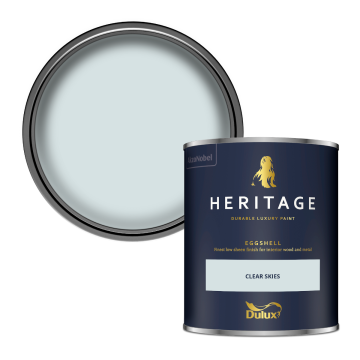 Dulux Heritage Eggshell Paint - Clear Skies