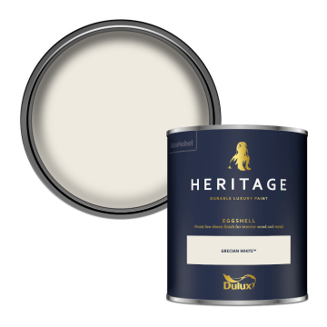 Dulux Heritage Eggshell Paint - Grecian White