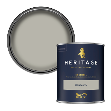 Dulux Heritage Eggshell Paint - Stone Green