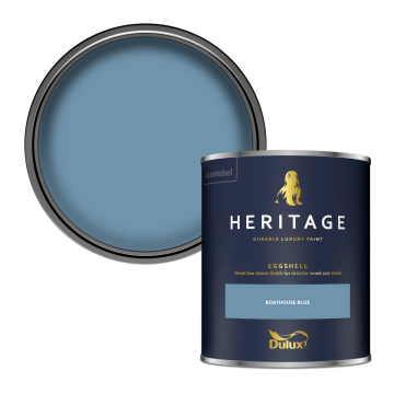 Dulux Heritage Eggshell Paint - Boathouse Blue