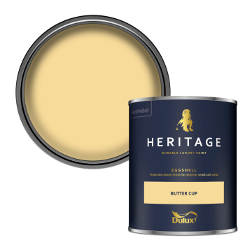 Dulux Heritage Eggshell Paint - Butter Cup