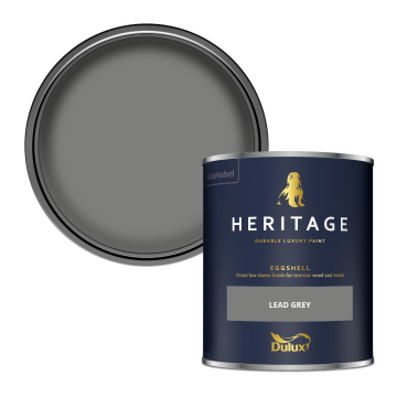 Dulux Heritage Eggshell Paint - Lead Grey