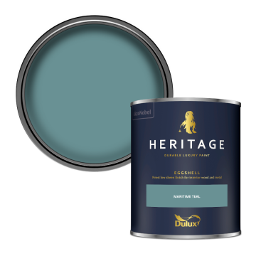 Dulux Heritage Eggshell Paint - Maritime Teal