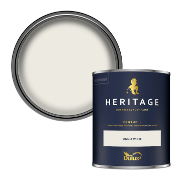 Dulux Heritage Eggshell Paint - Linnet White