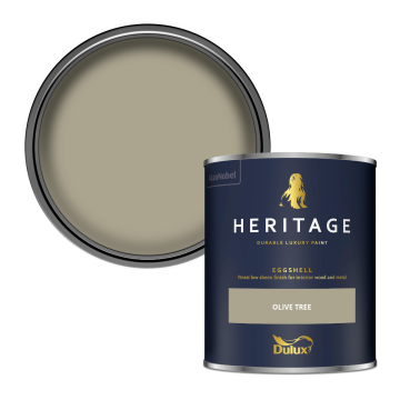 Dulux Heritage Eggshell Paint - Olive Tree