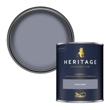 Dulux Heritage Eggshell Paint - Violet Night