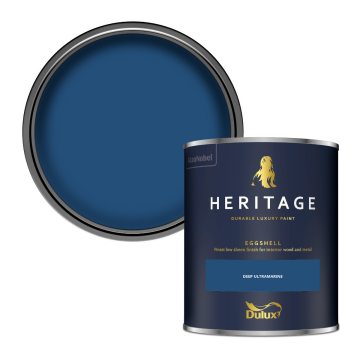 Dulux Heritage Eggshell Paint - Deep Ultramarine