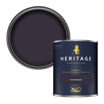 Dulux Heritage Eggshell Paint - Dark Aubergine