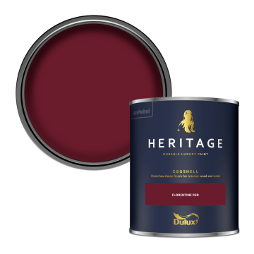 Dulux Heritage Eggshell Paint - Florentine Red