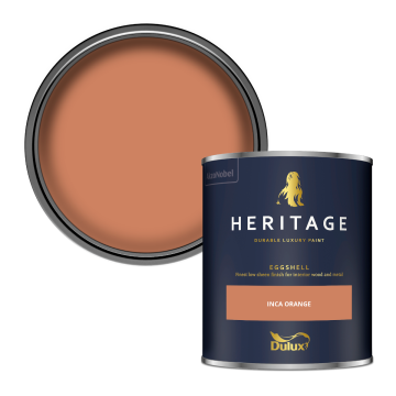 Dulux Heritage Eggshell Paint - Inca Orange