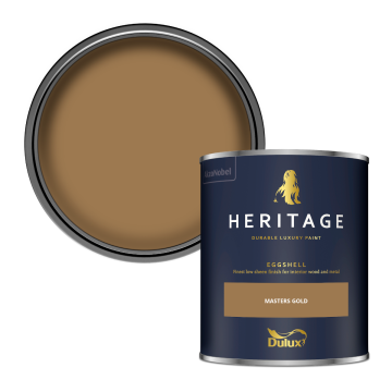 Dulux Heritage Eggshell Paint - Masters Gold