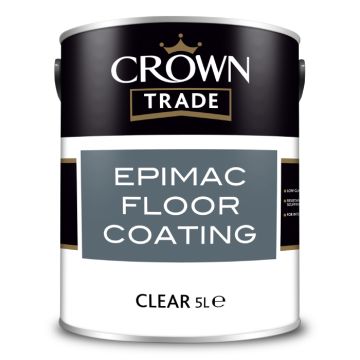 Crown Trade Epimac Floor Coating Clear 5 Litre