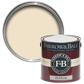 Farrow & Ball Modern Emulsion New White (No.59) - 2.5 Litre
