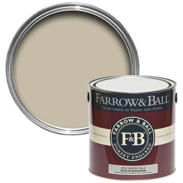 Farrow & Ball Estate Eggshell Old White (No.4) - 5 Litre
