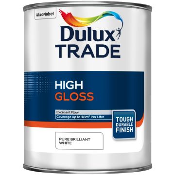 Dulux Trade High Gloss Pure Brilliant White