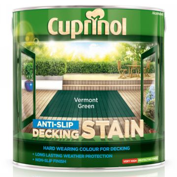 Cuprinol CX Anti-Slip Deck/Stain Verm/Green 2.5 Litre