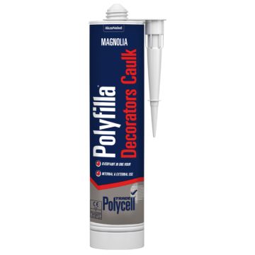 Polycell Trade Polyfilla Decorators Caulk Magnolia 380ml