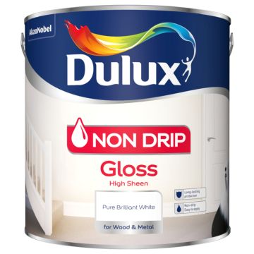 Dulux Non Drip Gloss Pure Brilliant White