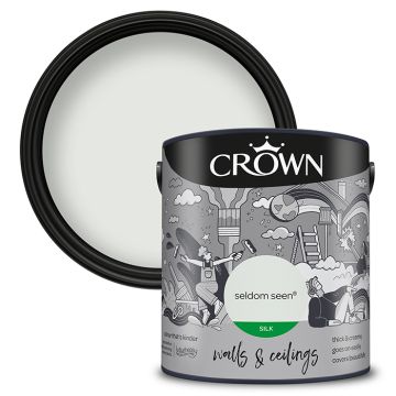 Crown Walls & Ceilings Silk Emulsion - Seldom Seen - 2.5 Litre