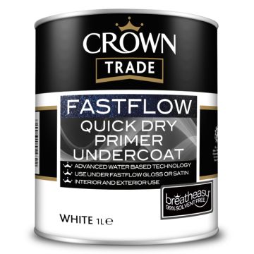 Crown Trade Fastflow Quick Dry Primer Undercoat White