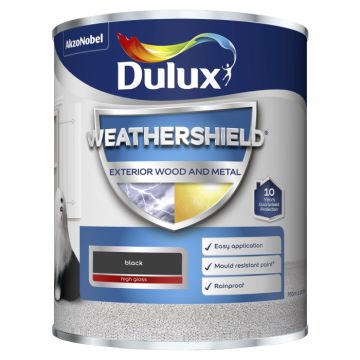 Dulux Weathershield Gloss Black