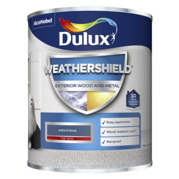 Dulux Weathershield Gloss Oxford Blue 750 ml